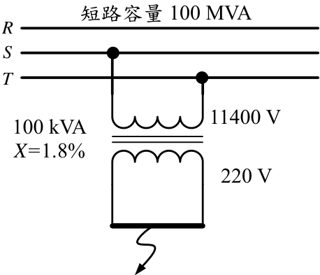 220 V 繞組發生短路故障 220 V 繞組發生短路故障