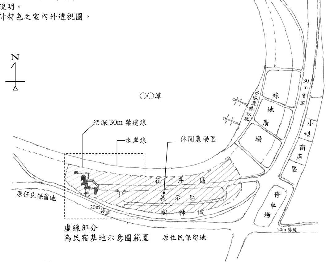 休閒農場位置示意圖